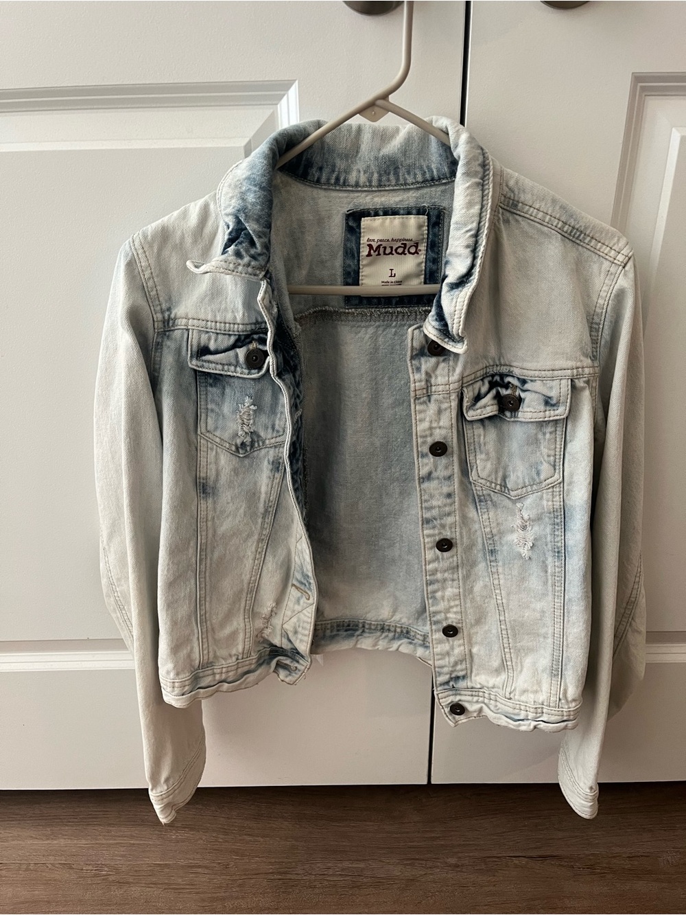 Mudd Light Blue Washed Denim Jacket